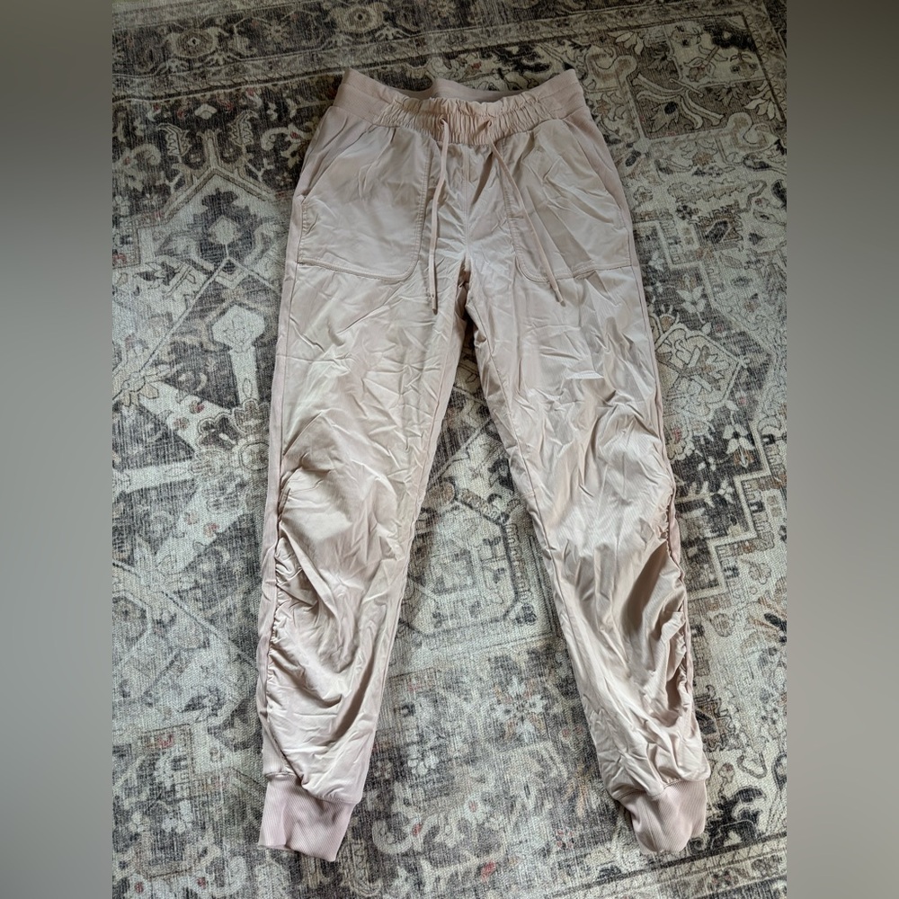 Lululemon Dance Studio Mid-rise Joggers Lined Light Pink size 8